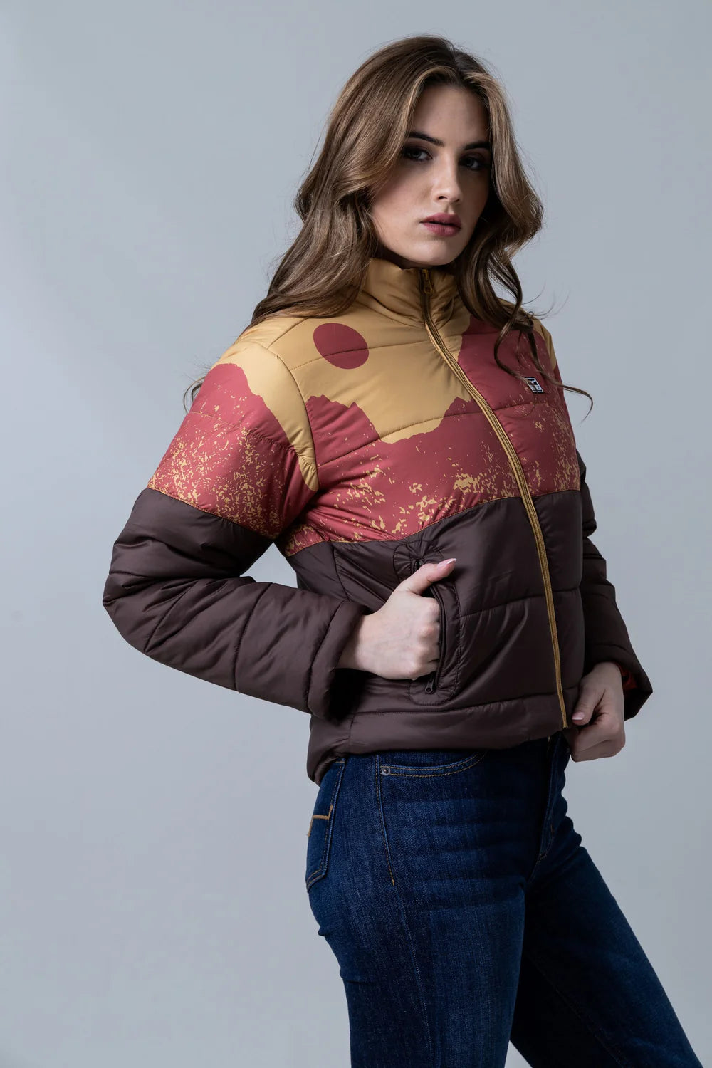 Kimes Ranch Women's Valencia Puffy Jacket in Gold