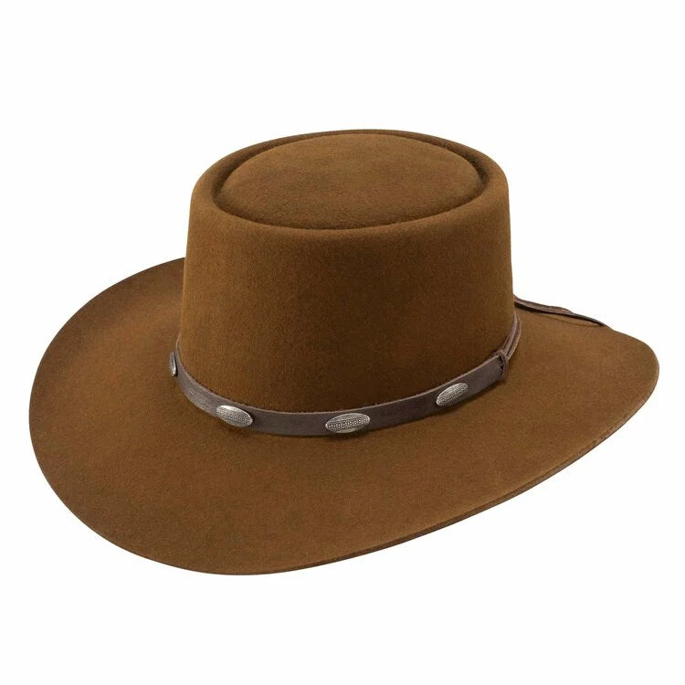 Stetson Wild Bunch Wool Felt Cowboy Hat in Cognac