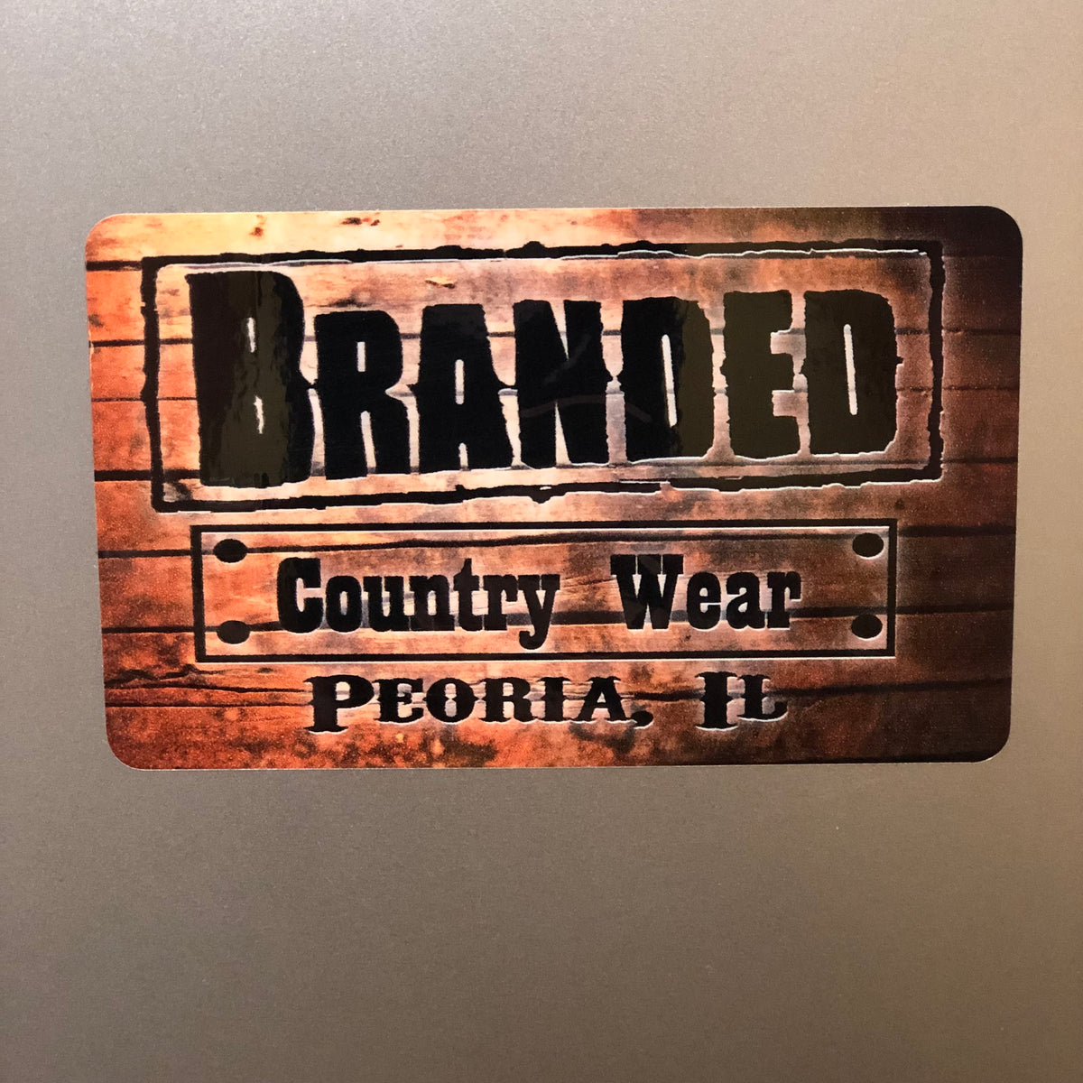 BRANDED Logo Decal