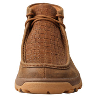 Twisted X Men's Chukka Driving Moc- Bomber and Chocolate