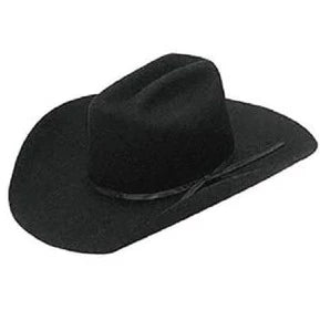Twister Youth Black Wool Felt Junior Cowboy Hat