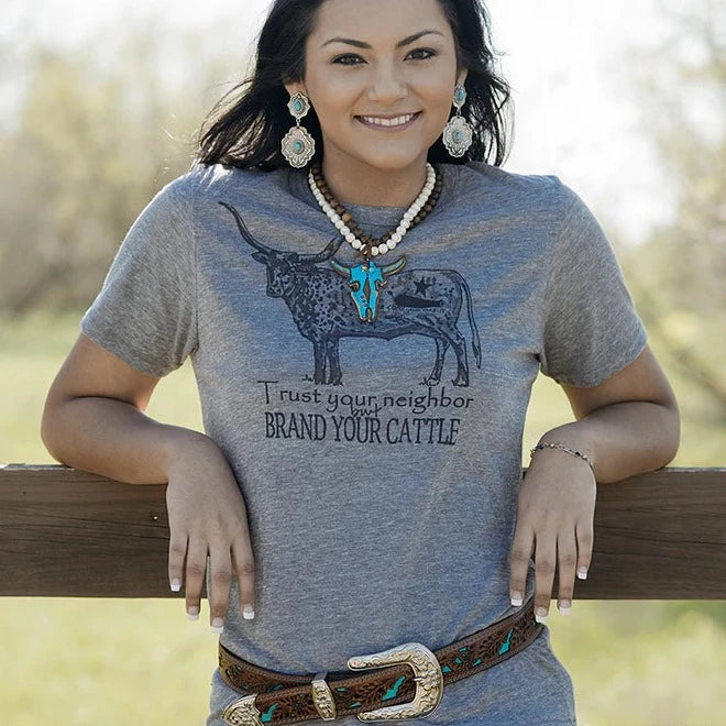 XOXO Women's Brand Your Cattle T-Shirt